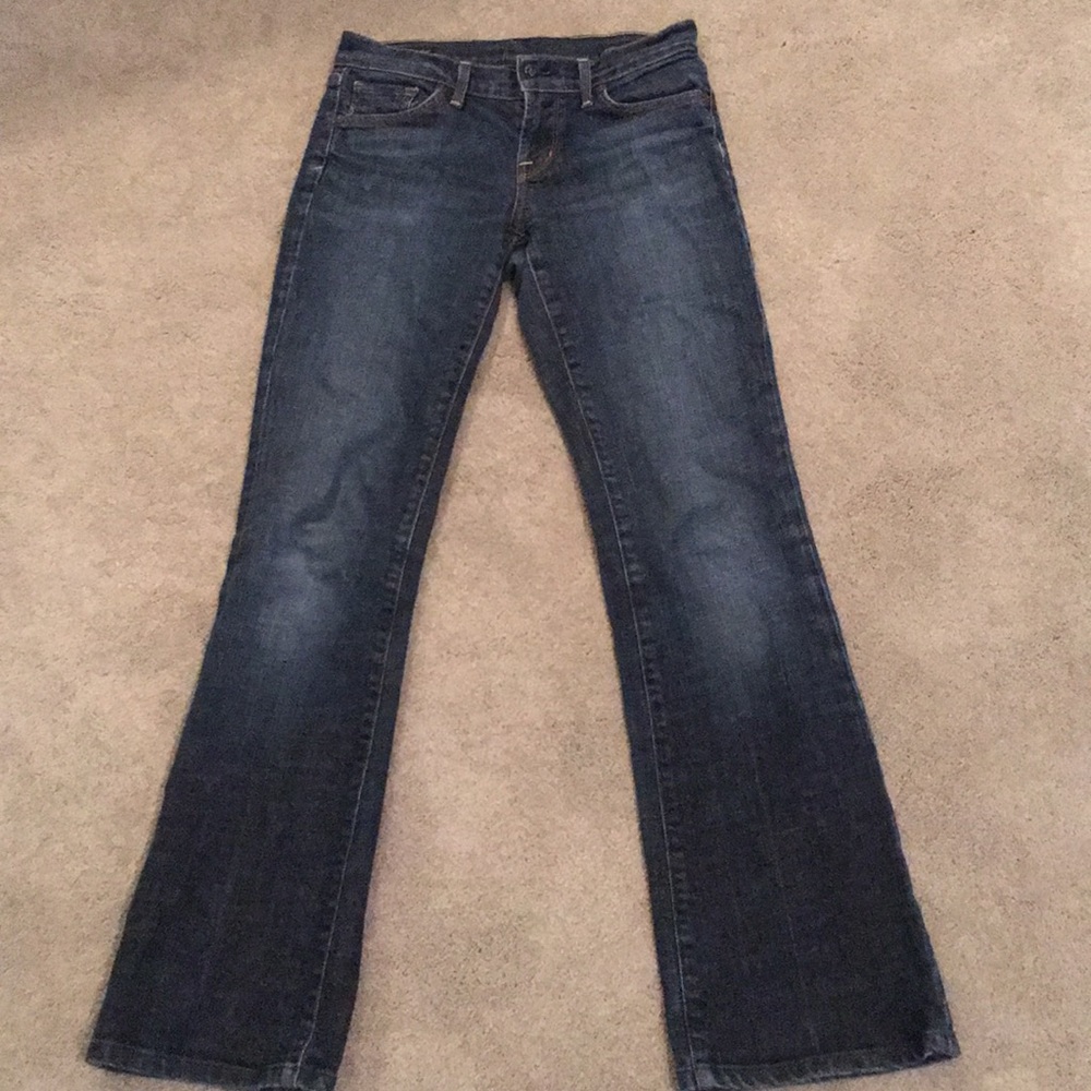 Citizens Of Humanity Dark Blue Boot Cut Jeans